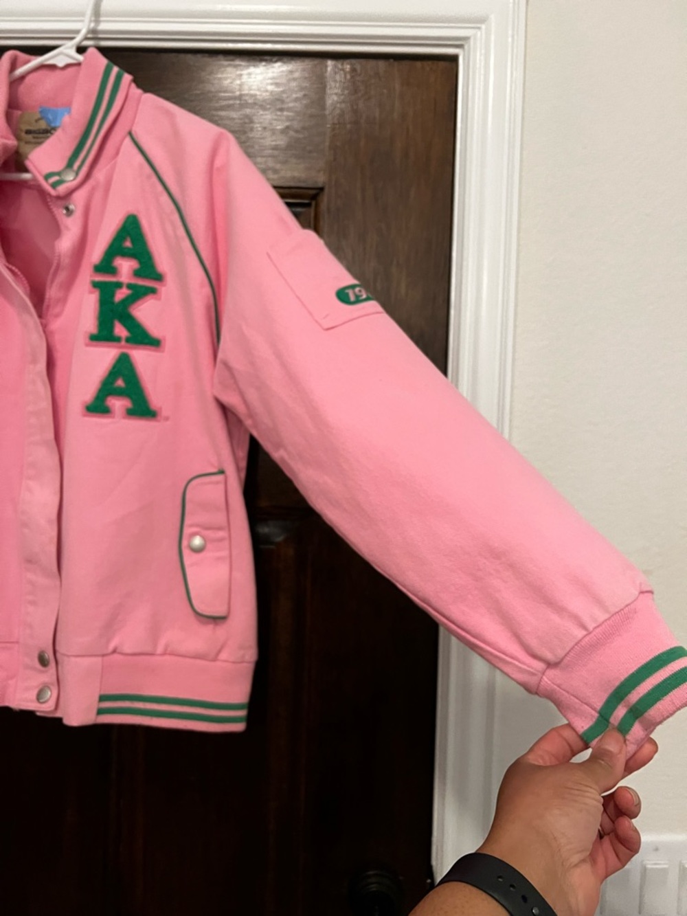 Pink Varsity Jacket - Picture 13 of 15